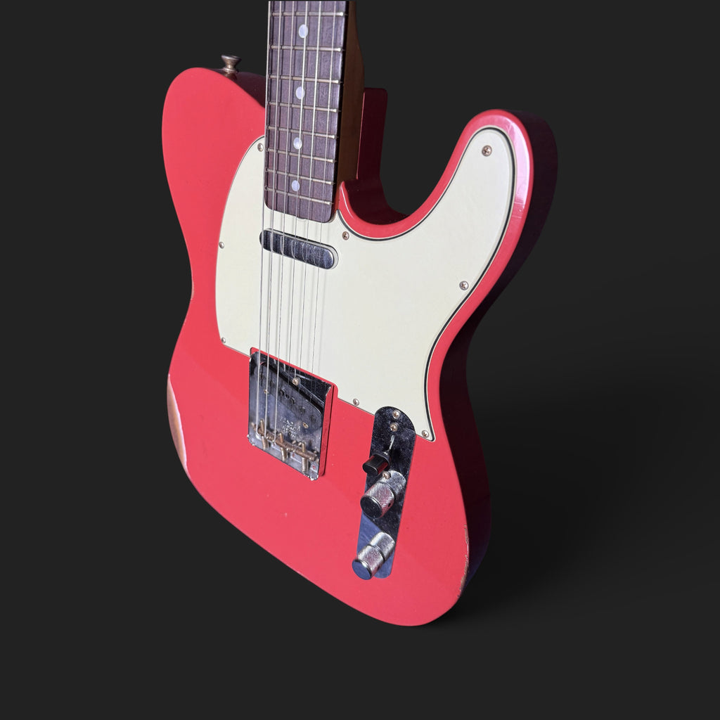 2023 Fender Custom Shop '64 Telecaster Relic • Aged Fiesta Red • Time Machine • HW Texas Special • AAA Rosewood • 3,45 kg