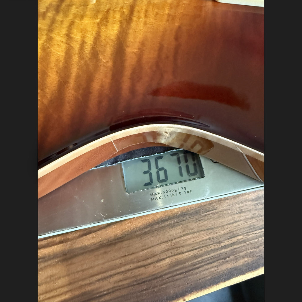 2024 Nik Huber Dolphin II - Made to Measure - Flametop Tobacco Burst High Gloss - 3,67kg - like new!