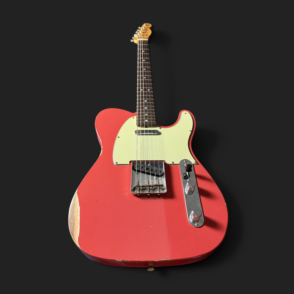 2023 Fender Custom Shop '64 Telecaster Relic • Aged Fiesta Red • Time Machine • HW Texas Special • AAA Rosewood • 3,45 kg