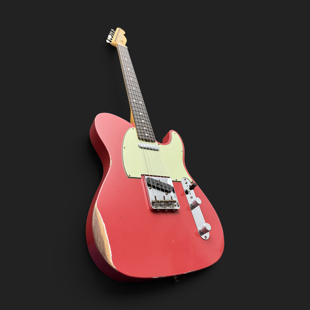 2023 Fender Custom Shop '64 Telecaster Relic • Aged Fiesta Red • Time Machine • HW Texas Special • AAA Rosewood • 3,45 kg