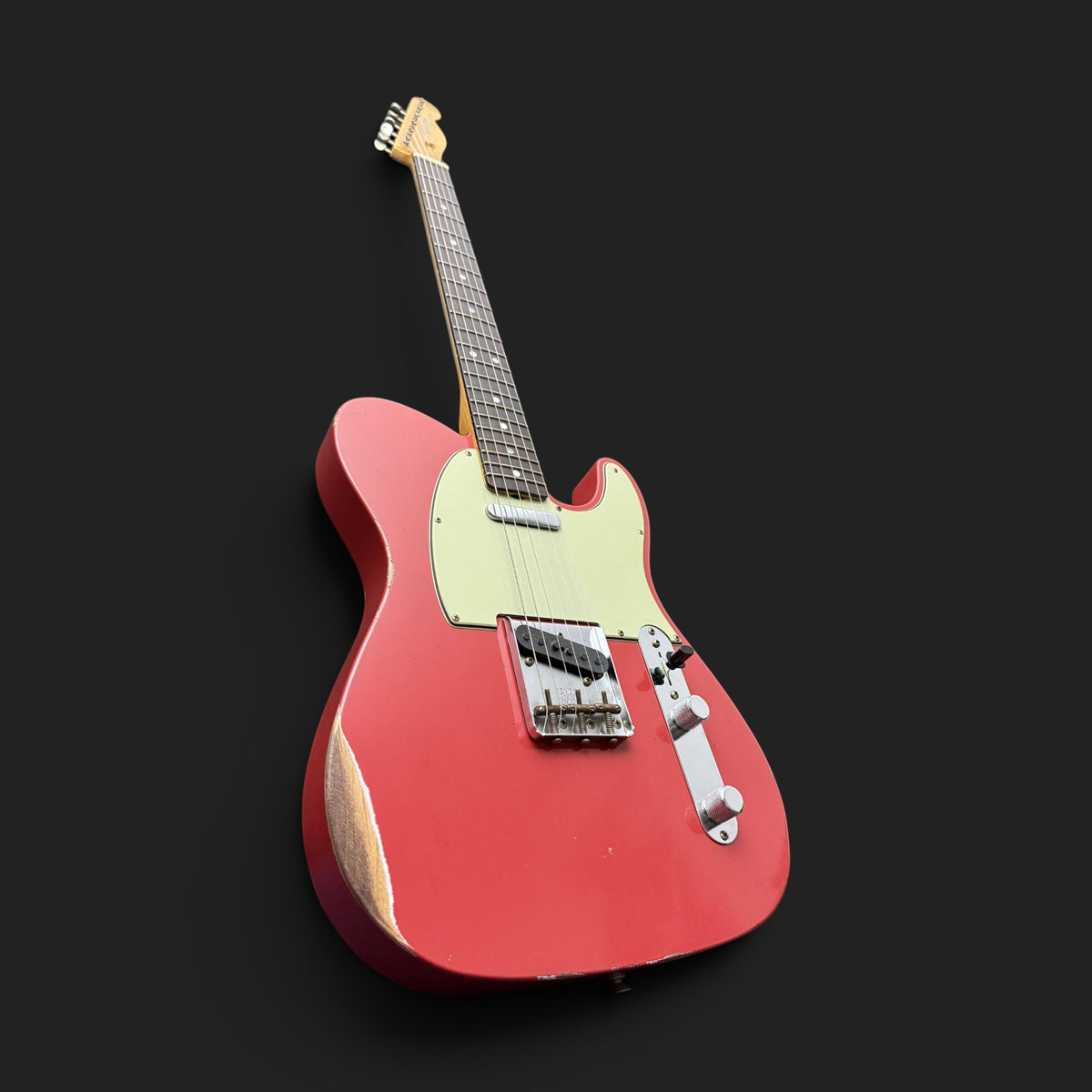 2023 Fender Custom Shop '64 Telecaster Relic • Aged Fiesta Red • Time Machine • HW Texas Special • AAA Rosewood • 3,45 kg