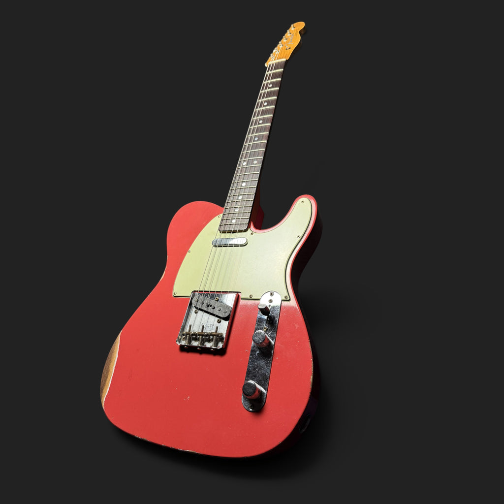 2023 Fender Custom Shop '64 Telecaster Relic • Aged Fiesta Red • Time Machine • HW Texas Special • AAA Rosewood • 3,45 kg