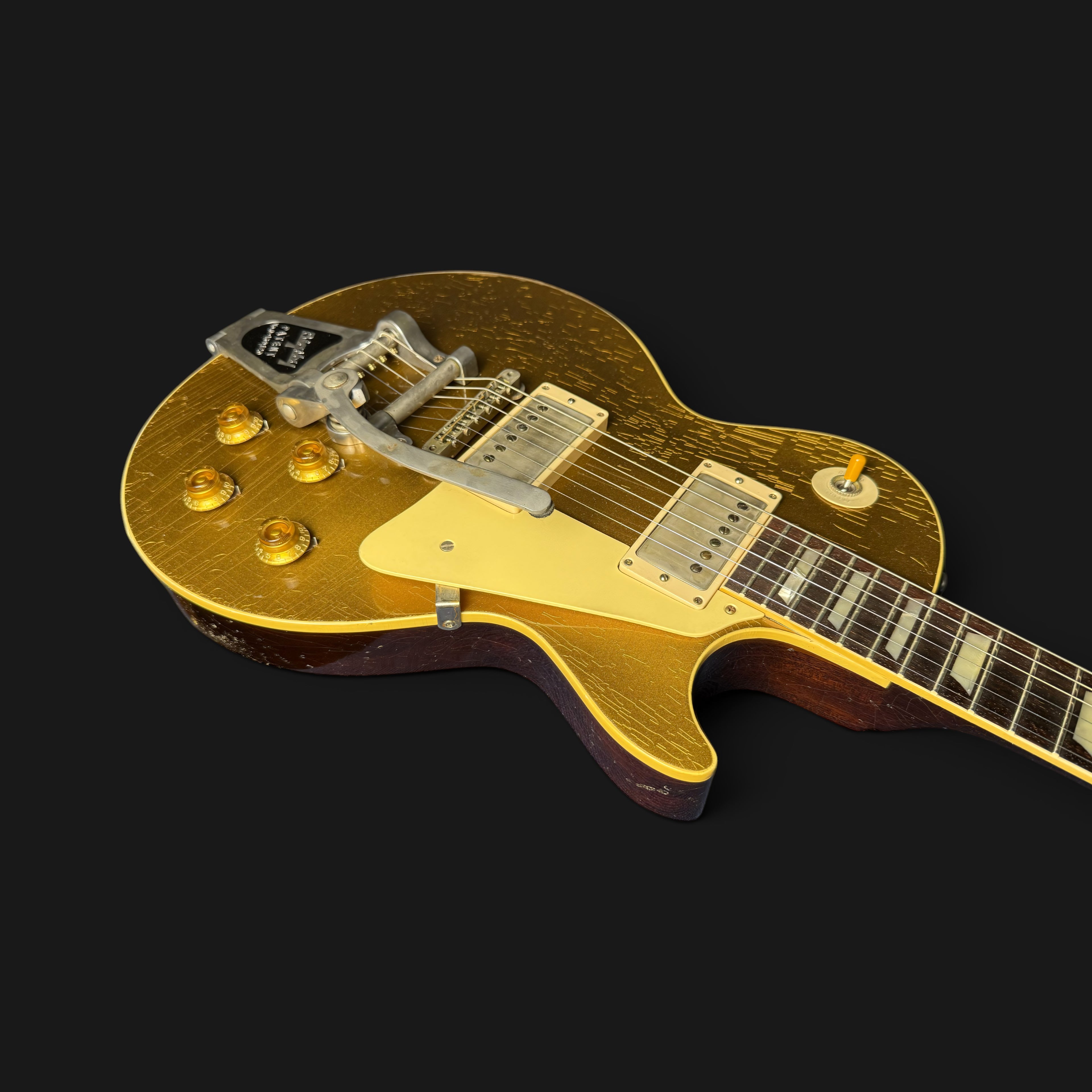 2024 Gibson Custom Shop M2M 1957 Les Paul Goldtop Darkback Reissue • Murphy Lab Heavy Aged • Double Gold • Bigsby B7 • Lower Logo • Aged Case